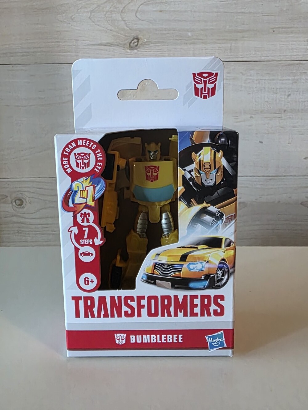 Hasbro Transformers Bumblebee 7-Step Yellow and Black Action Figure
